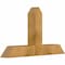 Ekena Millwork Portland Rough Sawn Timber Gable Bracket, Western Red Cedar, 48"W x 28"H x 6"D x 6"F, 14/12 Pitch GBW048X28X0606POR00RWR - alternate 3